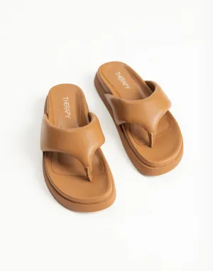 Radar Thongs (Caramel) - By Therapy