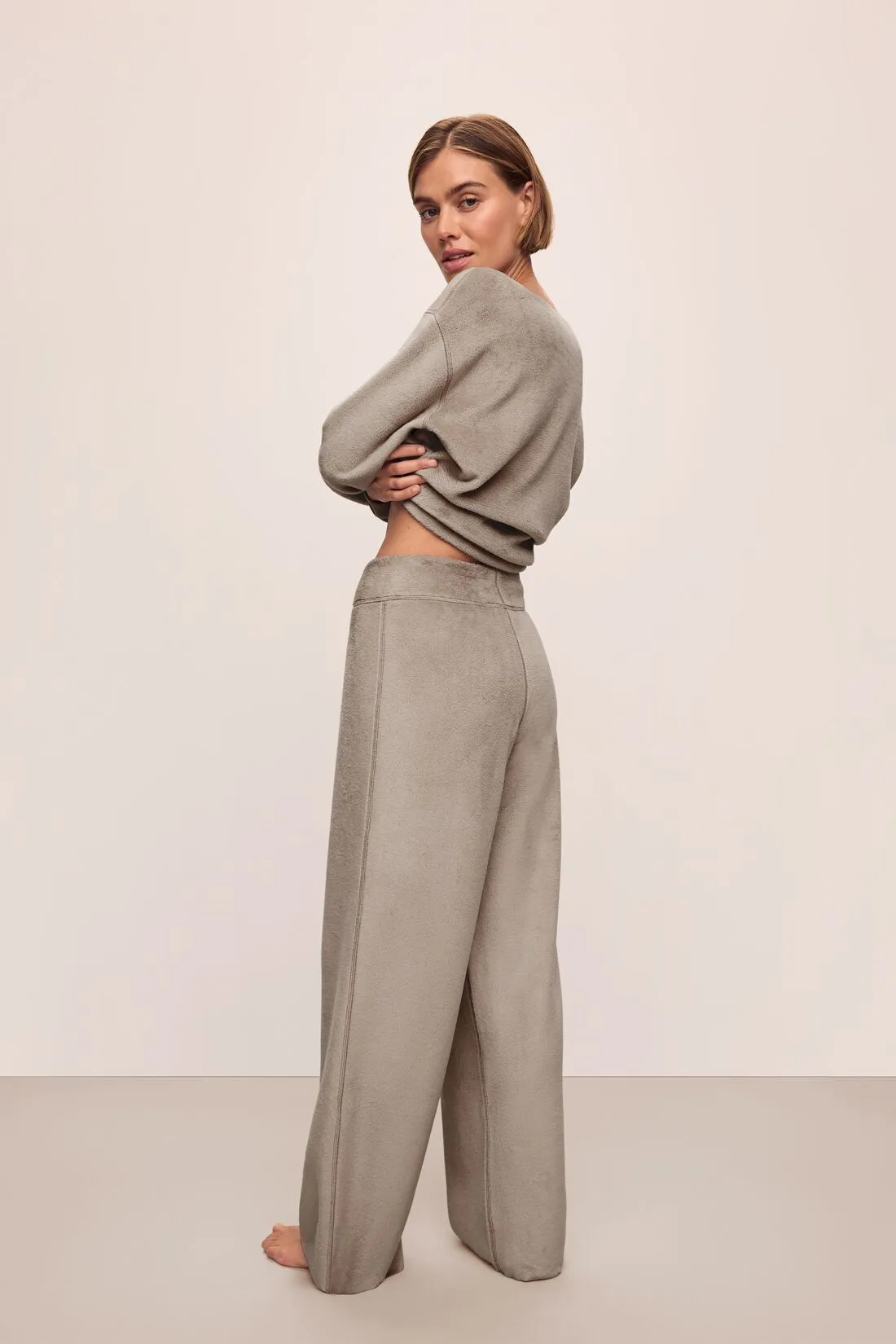 Reversible Plush High Waist Pant
