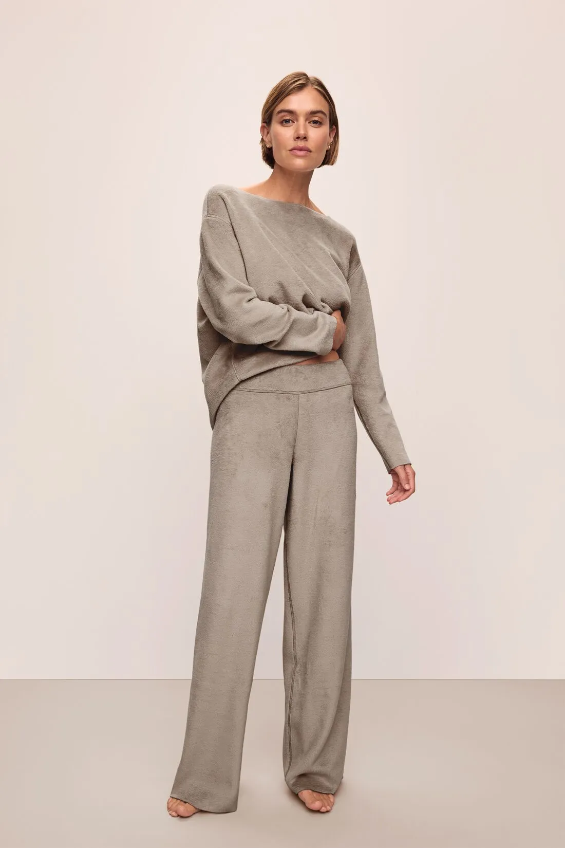 Reversible Plush High Waist Pant