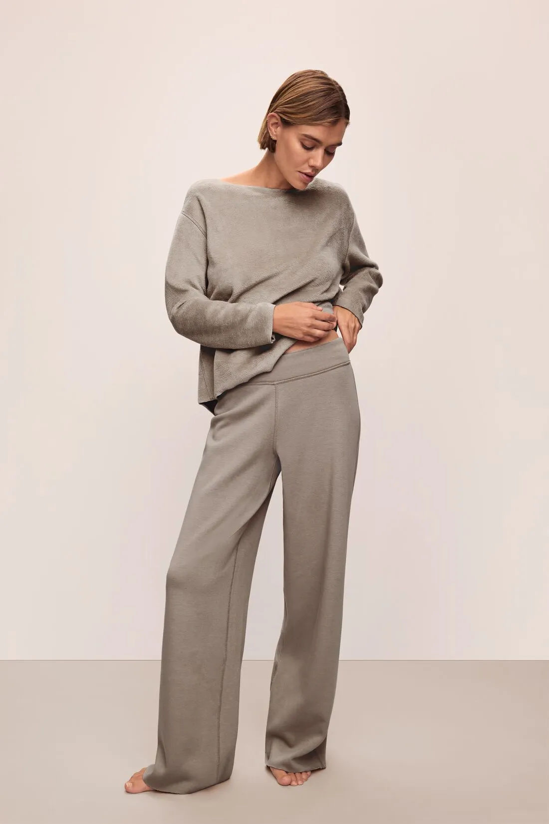 Reversible Plush High Waist Pant