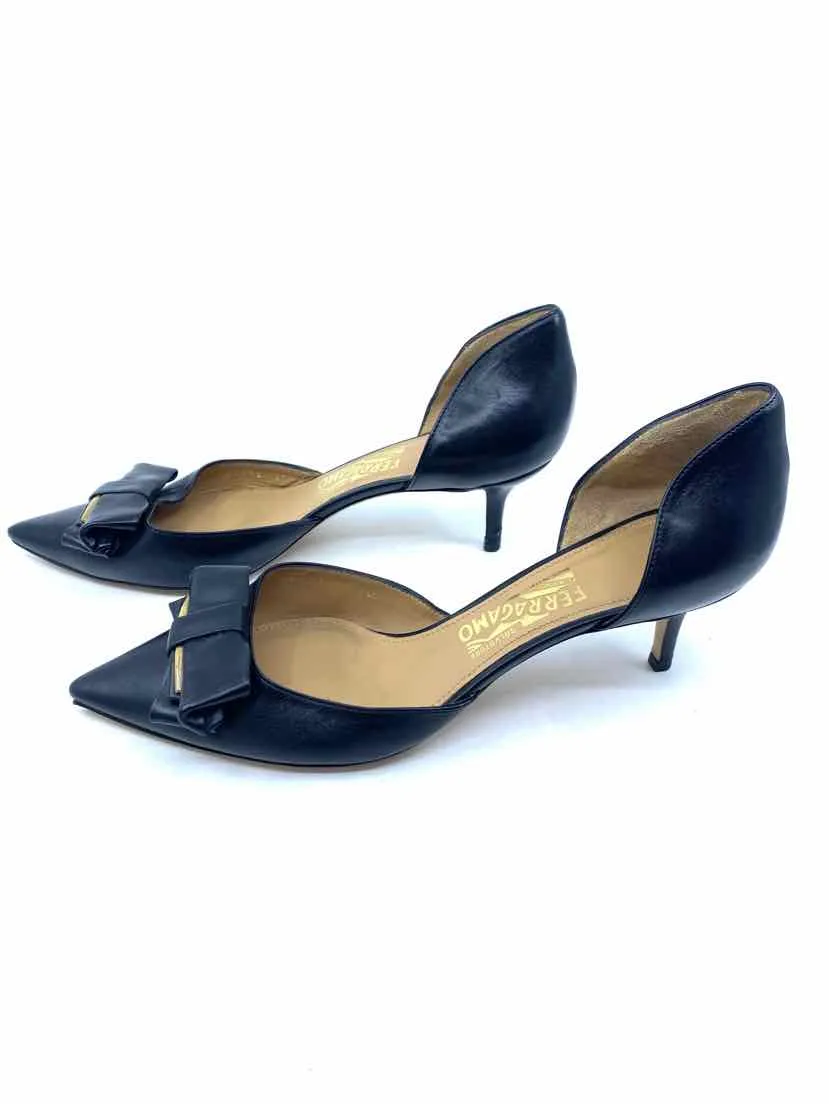 SALVATORE FERRAGAMO Black Pumps | 9.5