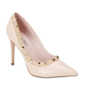 Sierra Heel in Soft Pink Leather