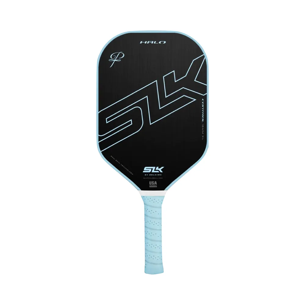 SLK by Selkirk Halo - XL Pickleball Paddle in Parris Todd Blue