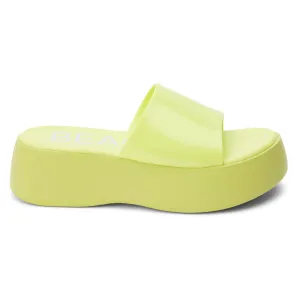 Solar Platform Slide Sandals