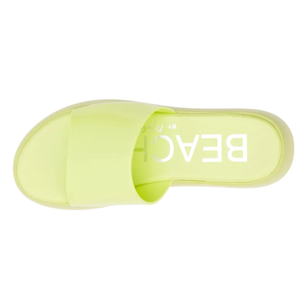 Solar Platform Slide Sandals