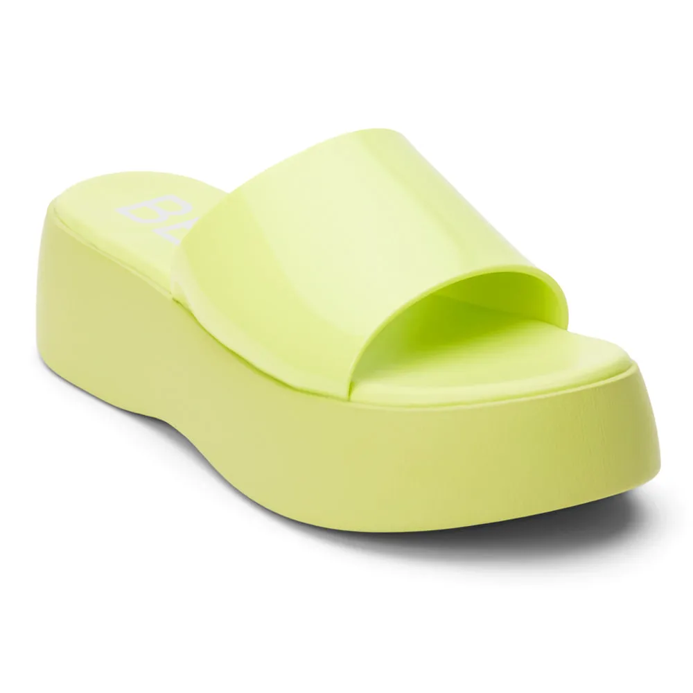 Solar Platform Slide Sandals