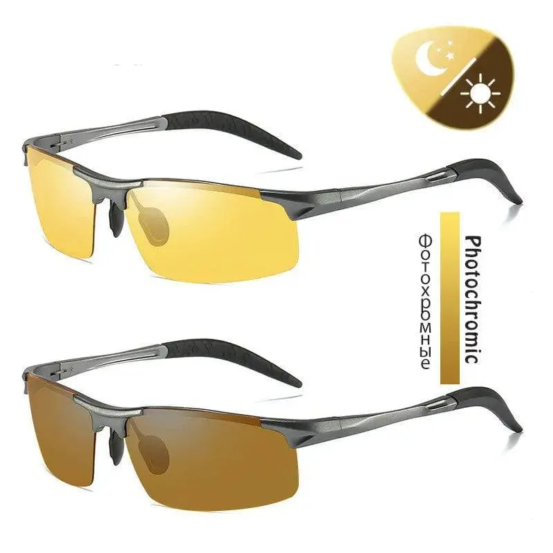 SunRay™ Day-Night Photochromic Polarized Driving Sunglasses - NH1