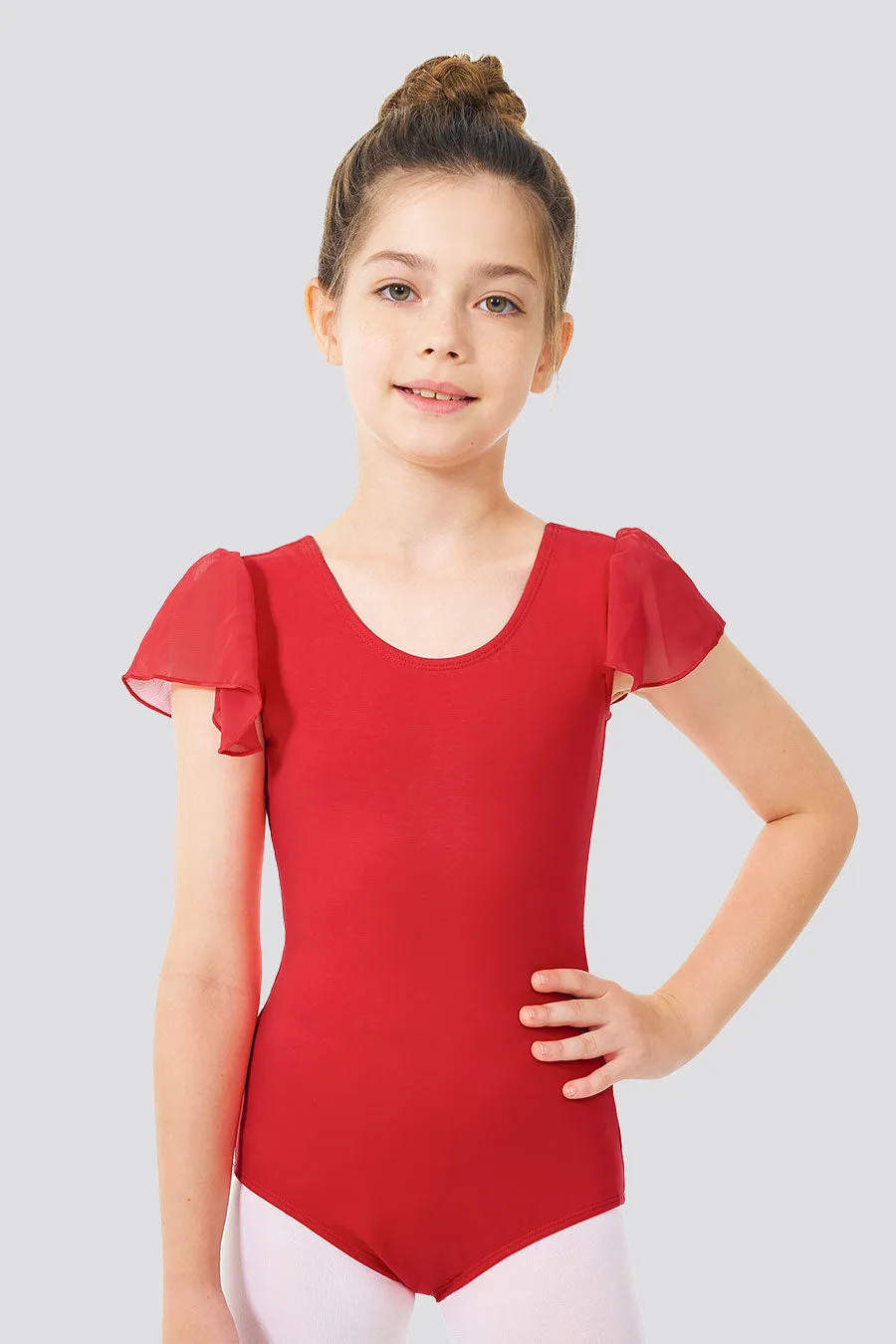 Toddler/Girl's Ruffle Sleeve Dance Leotard