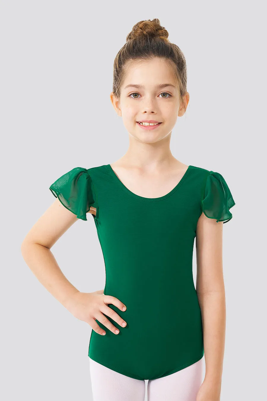 Toddler/Girl's Ruffle Sleeve Dance Leotard