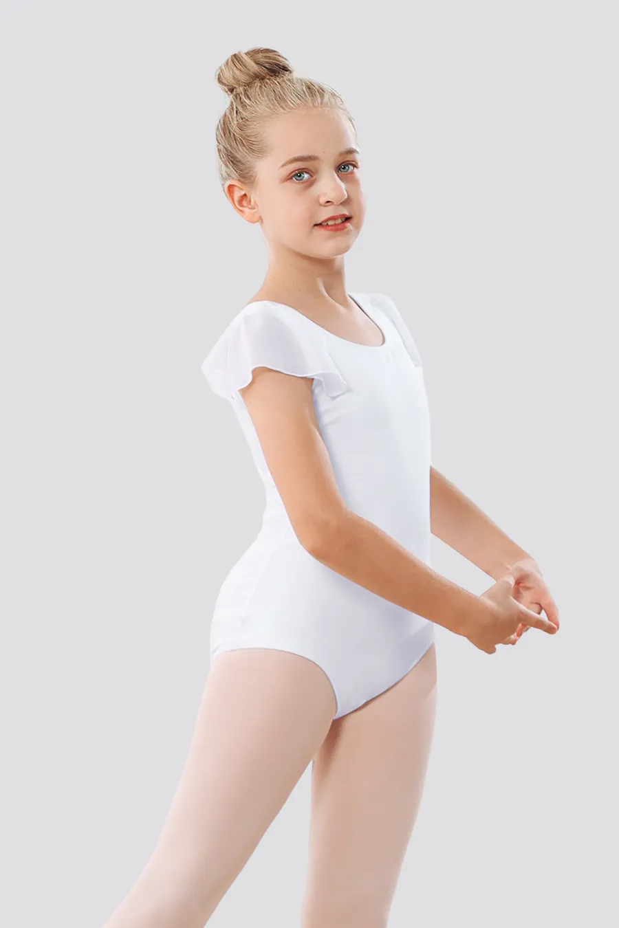 Toddler/Girl's Ruffle Sleeve Dance Leotard