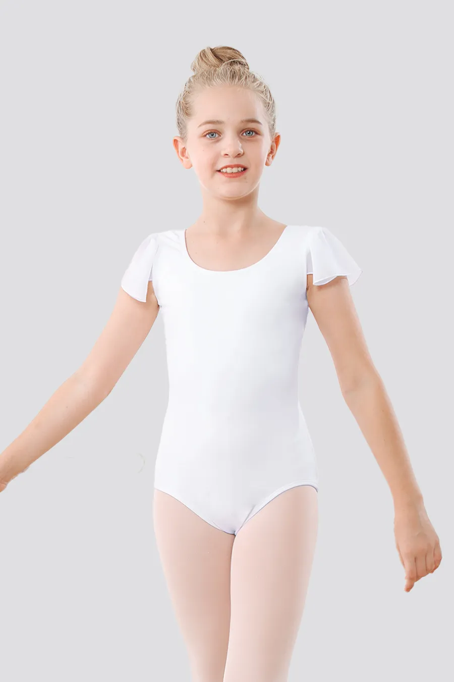 Toddler/Girl's Ruffle Sleeve Dance Leotard