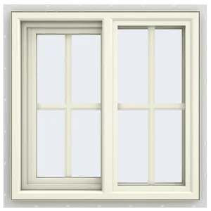 V-4500 Series Left-Hand Sliding Vinyl Window with Grids
