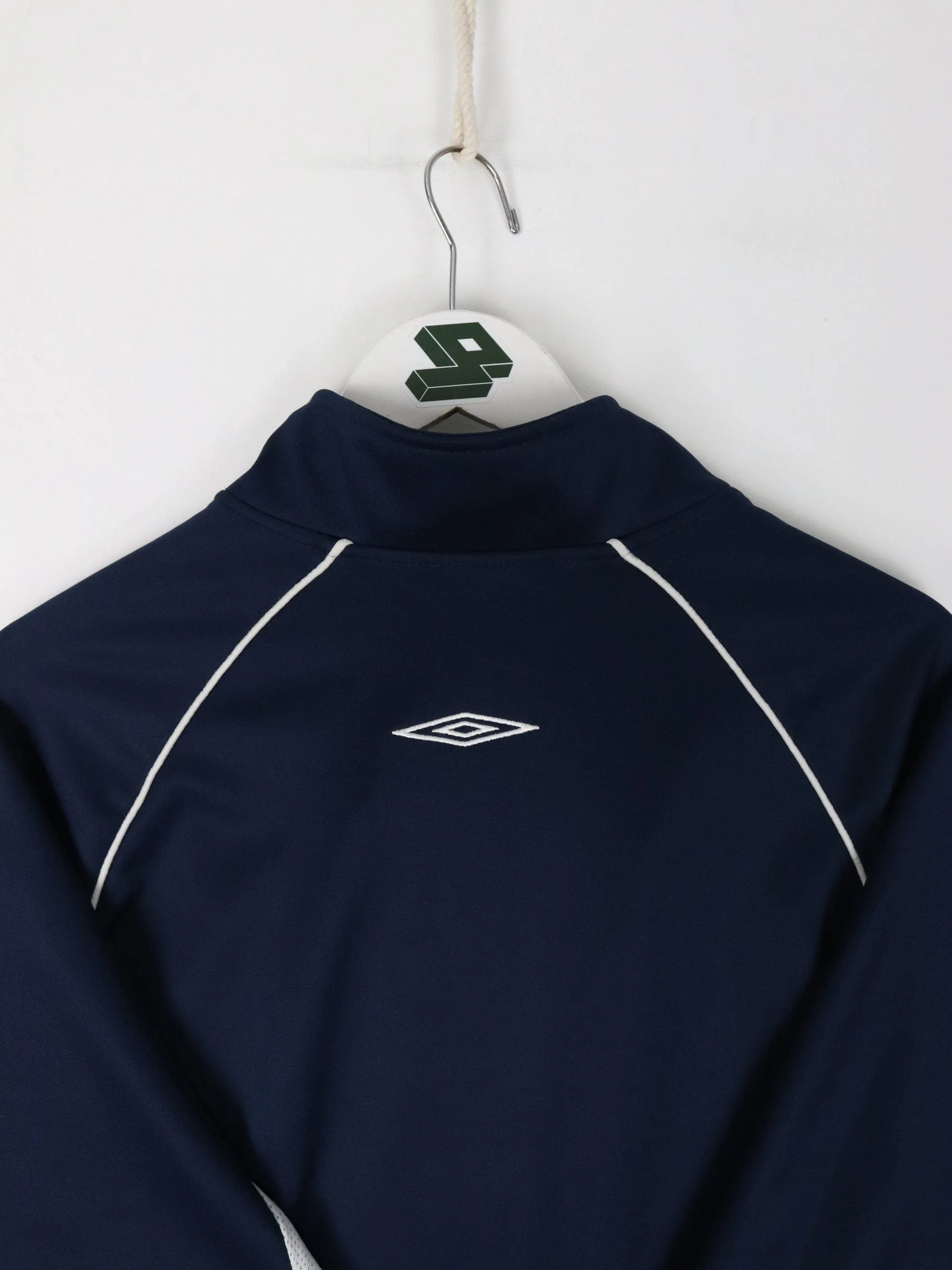 Vintage Umbro Track Jacket Mens Large Blue Athletic Full Zip